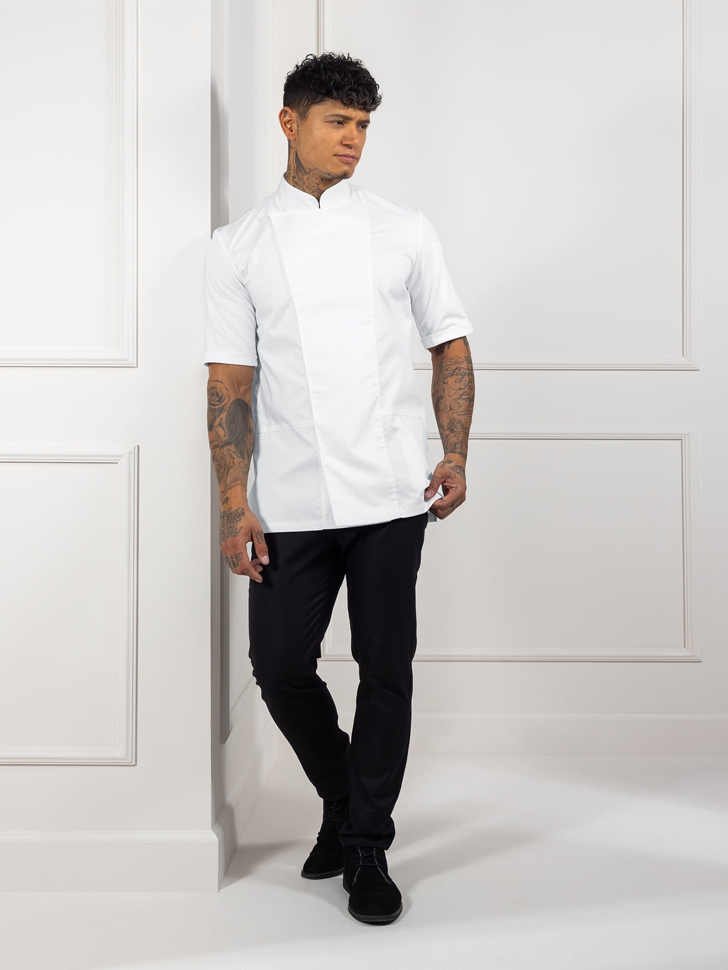 Chef Jacket Melvin White by Le Nouveau Chef -  ChefsCotton