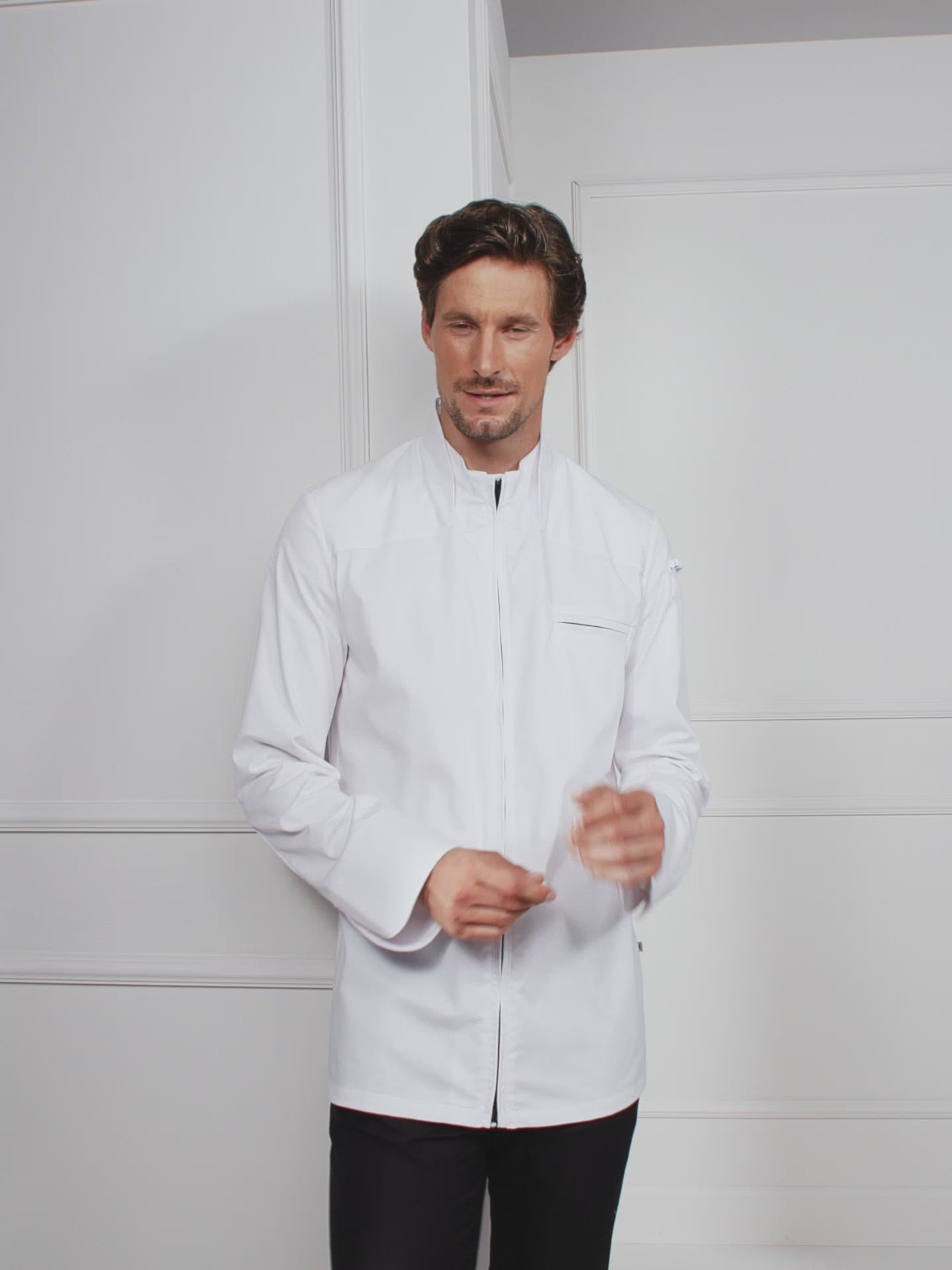Chef Jacket Nero White by Le Nouveau Chef
