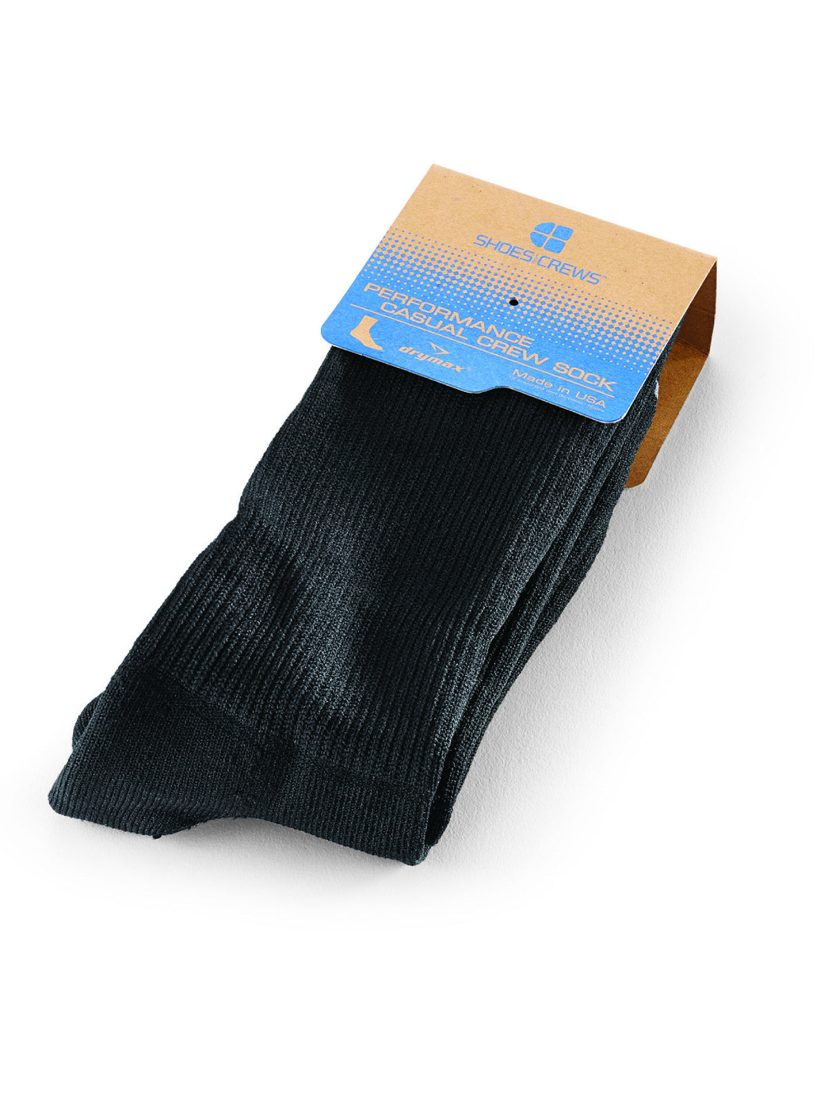 Unisex Crew Socks Black by Shoes For Crews -  ChefsCotton